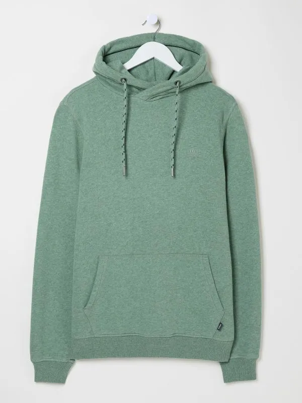 Fat Face Sweatshirts and Hoodies Men Brooke Light Teal Overhead Hoody