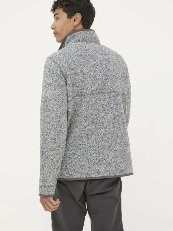 Fat Face Sweatshirts and Hoodies Men Haxby Grey Half Neck Sweatshirt