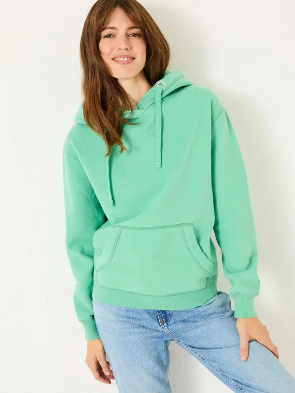 Fat Face Sweatshirts and Hoodies Women Jade Green Izzy Overhead Hoodie
