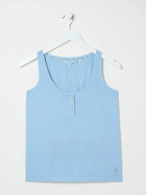Fat Face Tops and TShirts Women Blue Gigi Scoop Vest