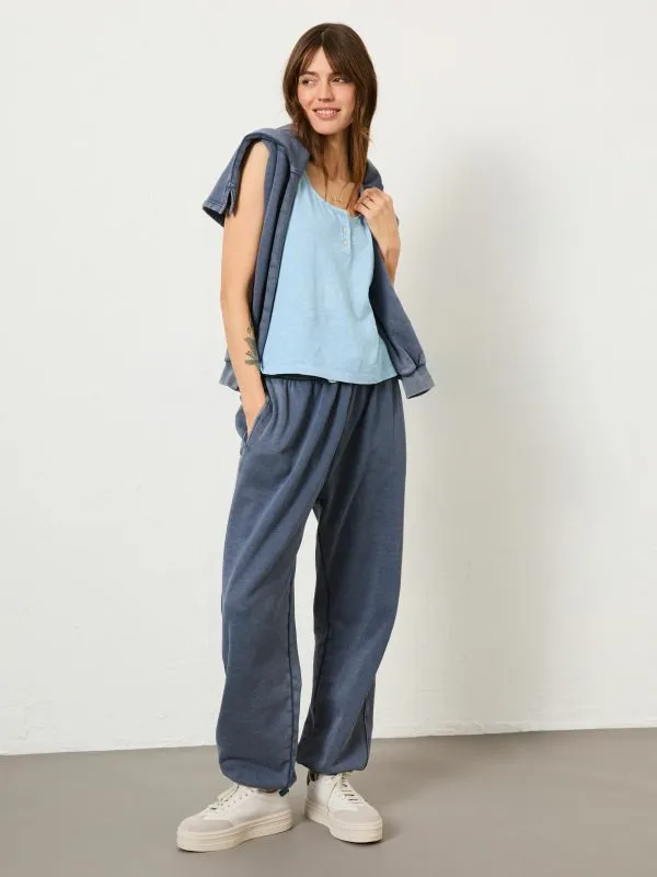 Fat Face Tops and TShirts Women Blue Gigi Scoop Vest