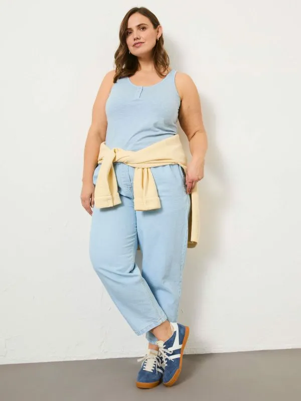 Fat Face Tops and TShirts Women Blue Gigi Scoop Vest