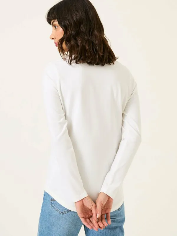 Fat Face Tops and TShirts Women Bree White TShirt