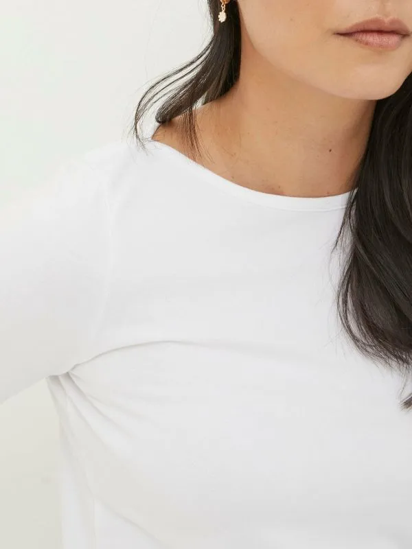 Fat Face Tops and TShirts Women Bree White TShirt