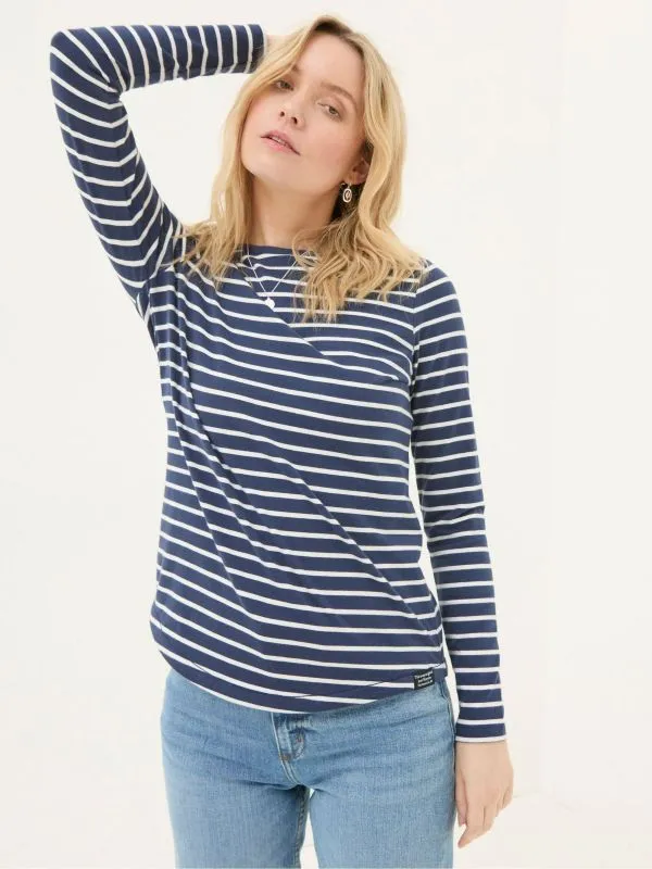 Fat Face Tops and TShirts Women Breton Blue TShirt