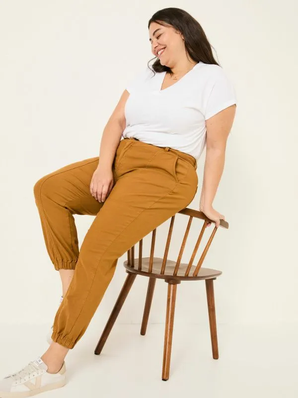 Fat Face Trousers and Leggings Women Boston Tan Brown Cargo Trousers