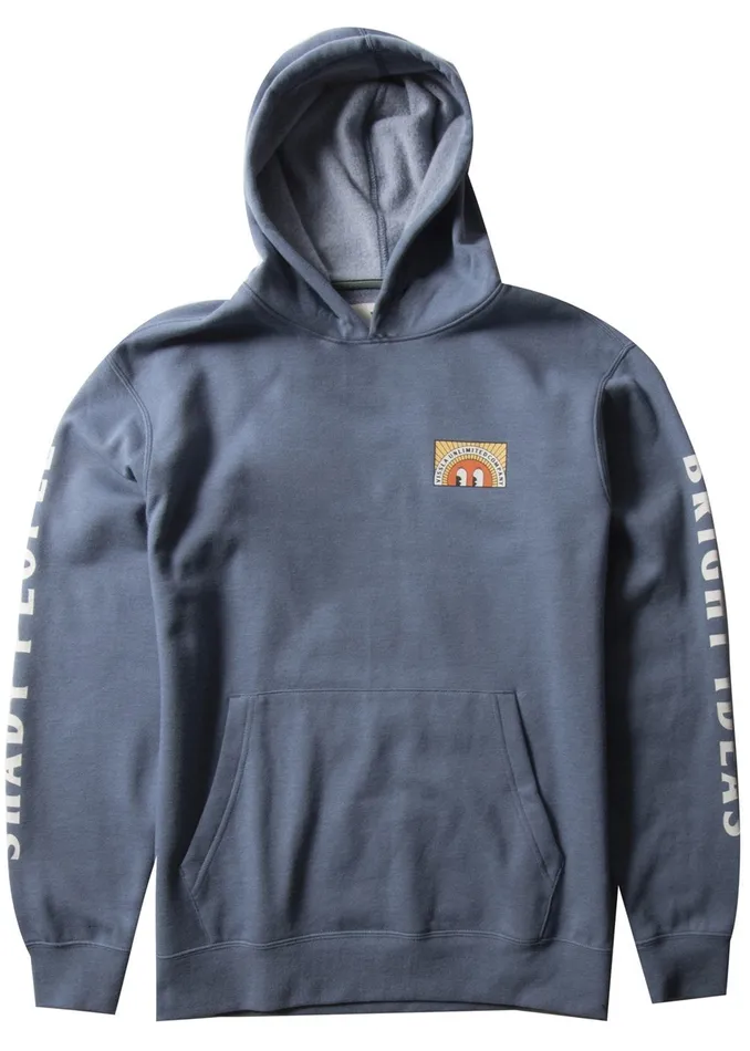 Fleece and Hoodies Men Vissla Coastal Eco Po Hoodie Harbor Blue Heather