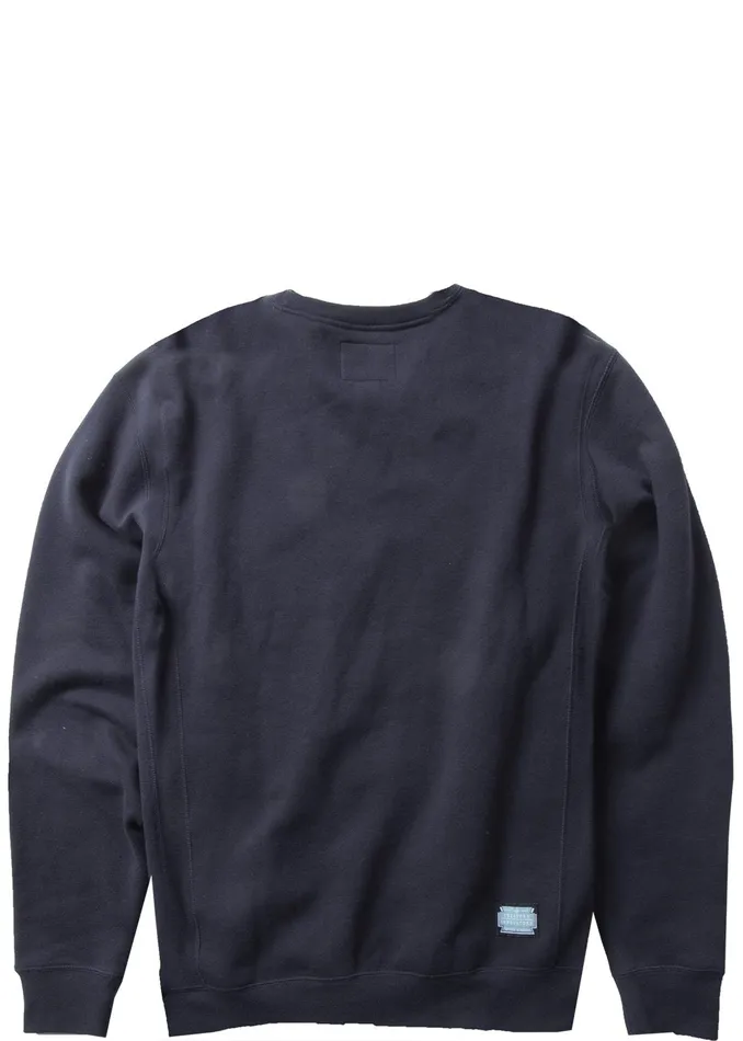 Fleece and Hoodies Vissla Men Creators Eco Pkt Crew Dark Naval Fleece and Hoodies Vissla Men Creators Eco Pkt Crew Dark Naval