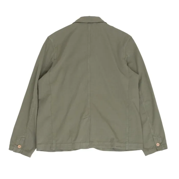 Folk Clothing Outerwear Wide Fit Blazer 8211 Sage Summer Twill 8211 Mens