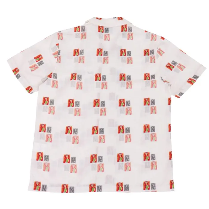 Folk Clothing Shirts DJ Short Sleeve Soft Collar Shirt 8211 Portrait 8211 Mens