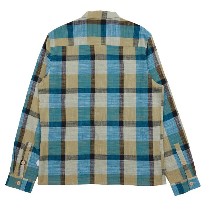 Folk Clothing Shirts Patch Shirt 8211 Multigingham Check 8211 Mens