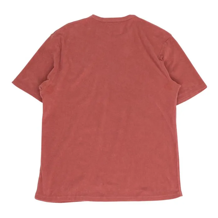 Folk Clothing TShirts Relaxed Assembly Tee 8211 Dark Coral Terry DP 8211 Mens