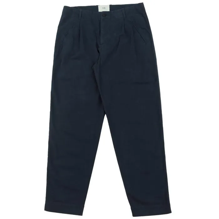 Folk Clothing Trousers Assembly Pant 8211 Navy 8211 Mens