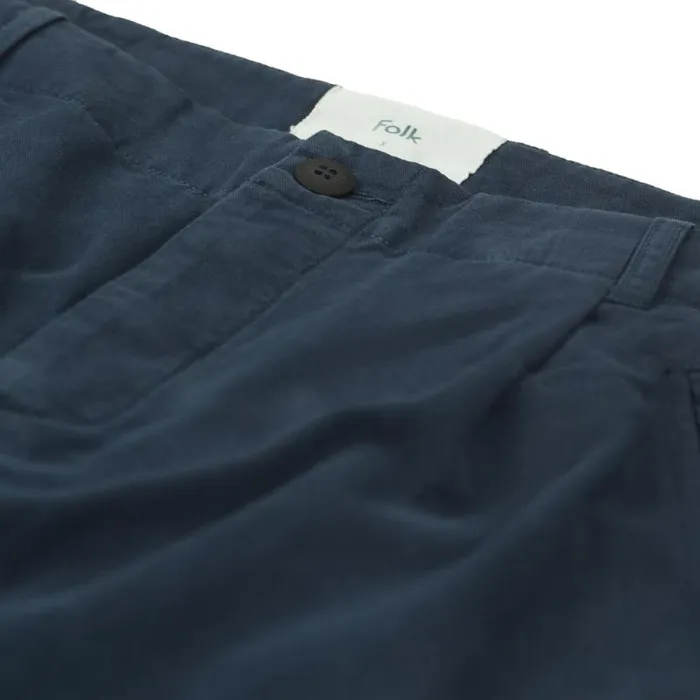 Folk Clothing Trousers Assembly Pant 8211 Navy 8211 Mens