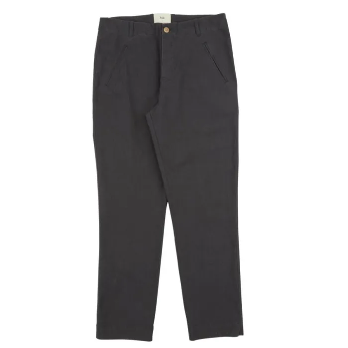 Folk Clothing Trousers Lean Assembly Pant 8211 Graphite Ripstop 8211 Mens