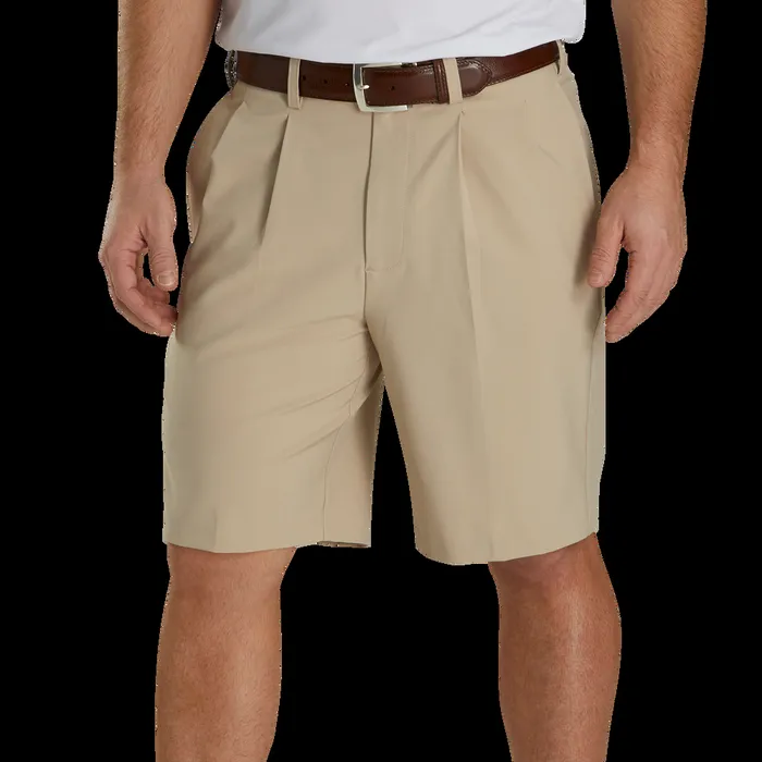 FootJoy Shorts Men Pleated 95034 Inseam Short Khaki