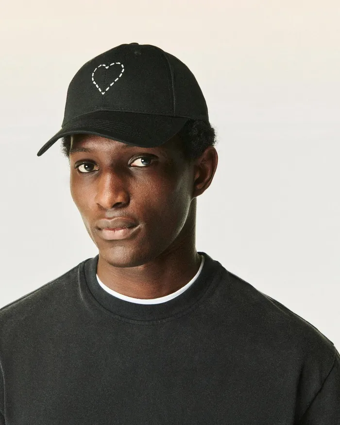 From Future Caps Heart Curved Visor Cap Sand
