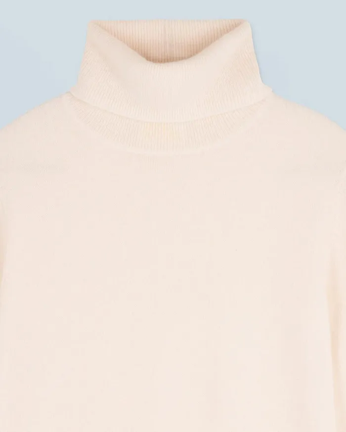 From Future Cashmere Sweaters Women Basic Turtleneck Sweater White