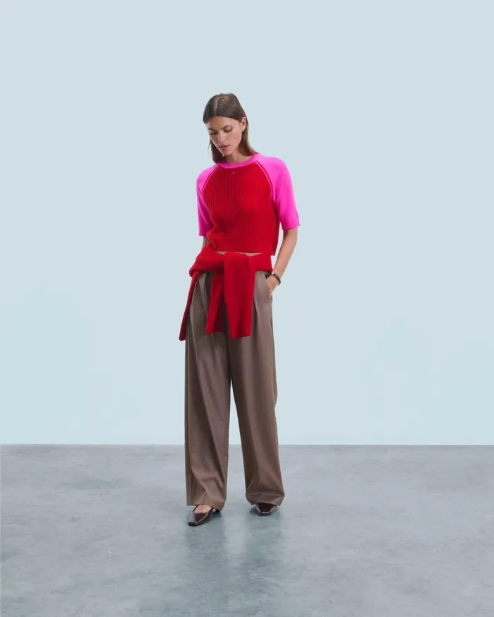 From Future Cashmere Sweaters Women Crewneck Sweater Bright Red