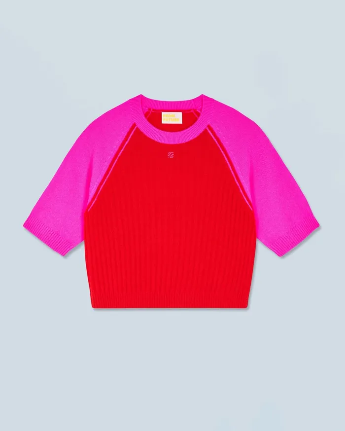 From Future Cashmere Sweaters Women Crewneck Sweater Bright Red
