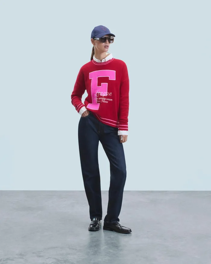 From Future Cashmere Sweaters Women Crewneck Sweater F Dark Red