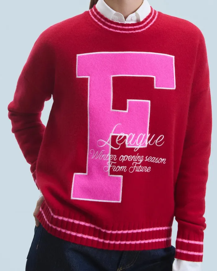 From Future Cashmere Sweaters Women Crewneck Sweater F Dark Red