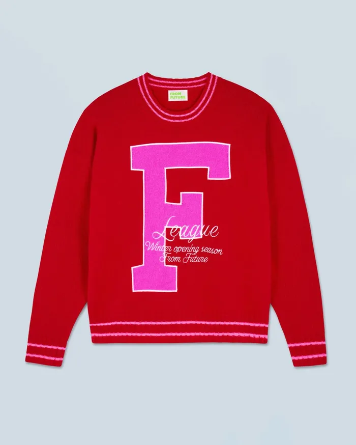 From Future Cashmere Sweaters Women Crewneck Sweater F Dark Red