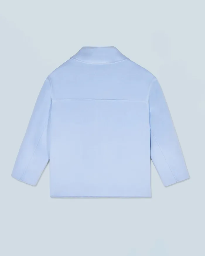 From Future Coats and Jackets Women Outerwear Caban Jacket Baby Blue