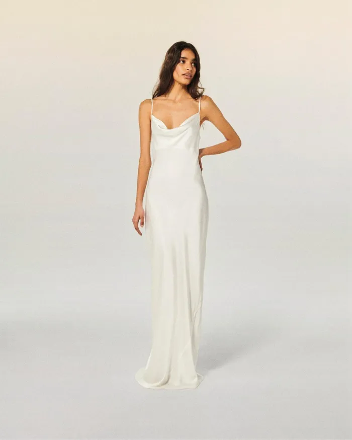 From Future Dresses and Jumpsuits Women Amalia Long Strap Dress White
