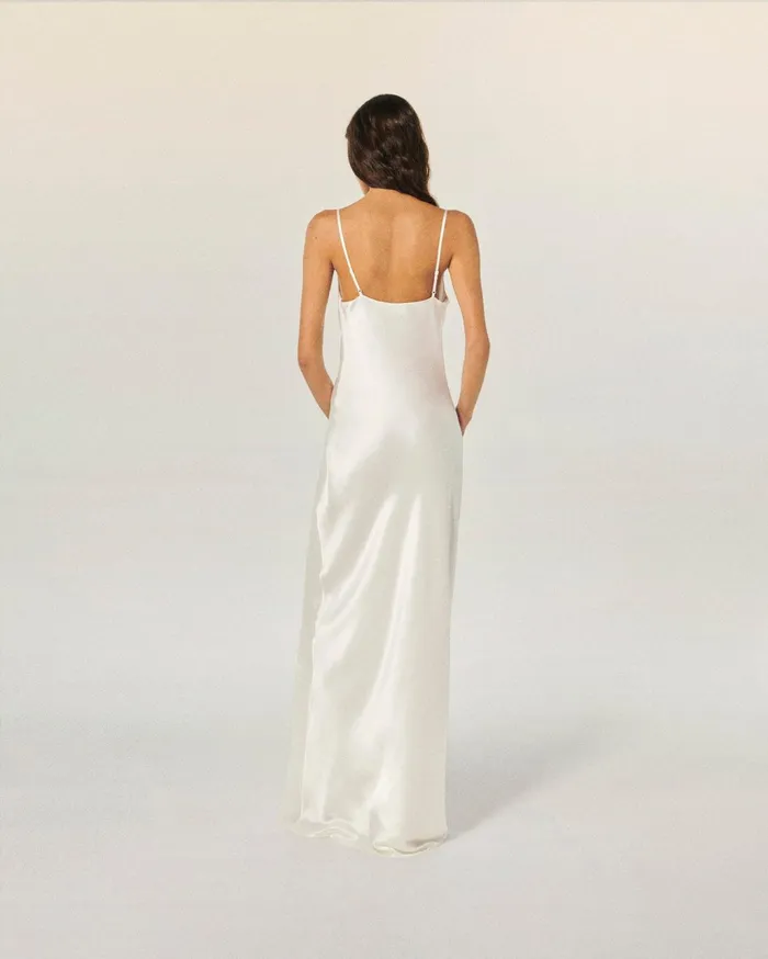 From Future Dresses and Jumpsuits Women Amalia Long Strap Dress White