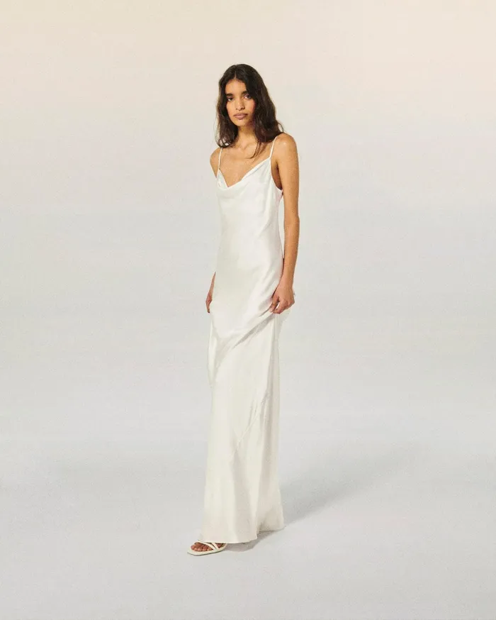 From Future Dresses and Jumpsuits Women Amalia Long Strap Dress White