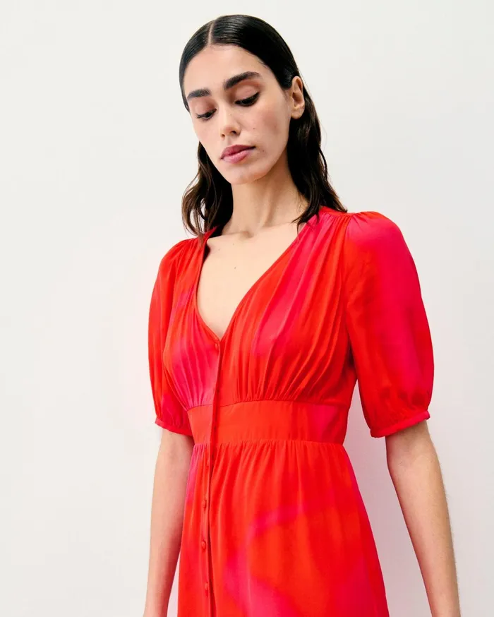 From Future Dresses and Jumpsuits Women Dborah Short Sleeve Short Dress Utopic Pink