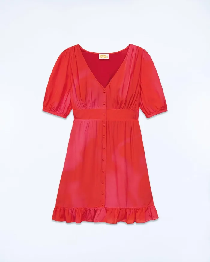 From Future Dresses and Jumpsuits Women Dborah Short Sleeve Short Dress Utopic Pink