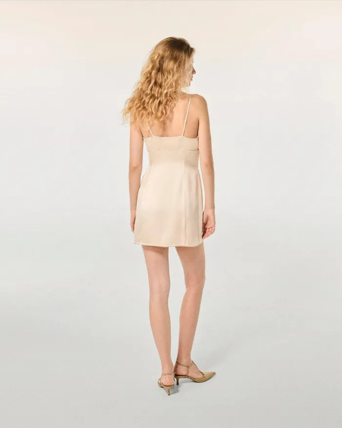 From Future Dresses and Jumpsuits Women Tessia Short Strap Dress Champagne