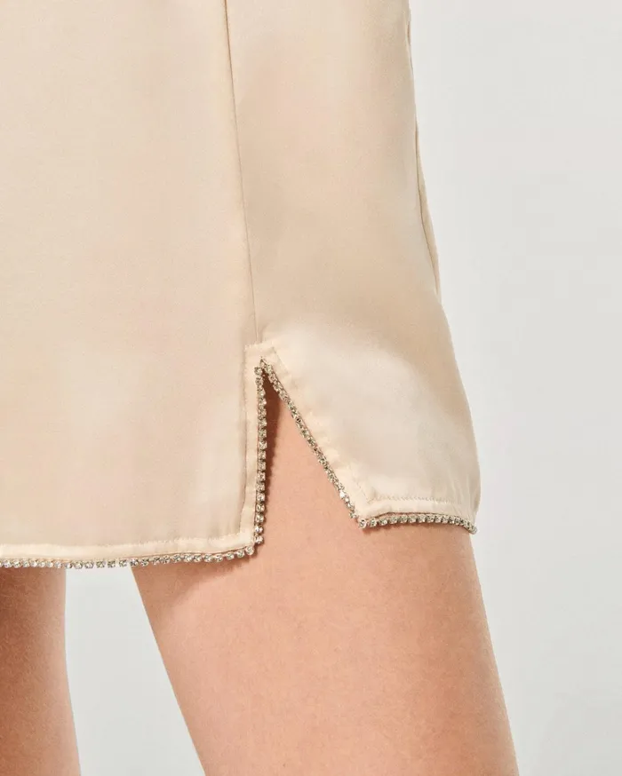 From Future Dresses and Jumpsuits Women Tessia Short Strap Dress Champagne