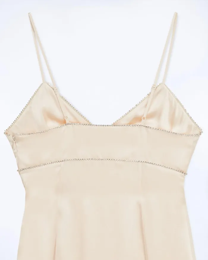 From Future Dresses and Jumpsuits Women Tessia Short Strap Dress Champagne