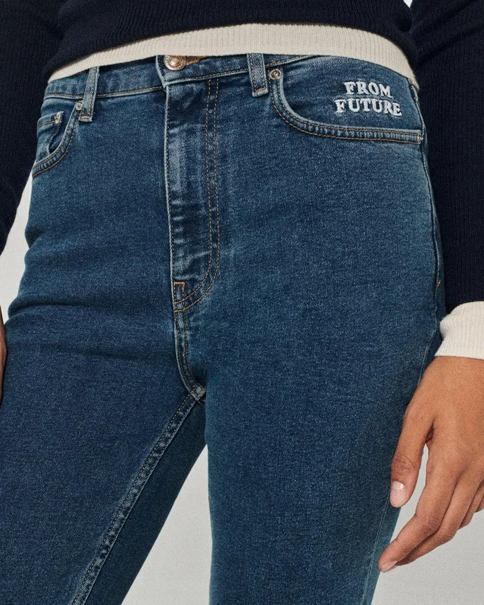 From Future Jeans Women Slim Fit Johnny Jeans Dark Blue