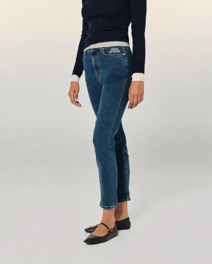 From Future Jeans Women Slim Fit Johnny Jeans Dark Blue