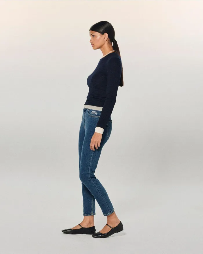 From Future Jeans Women Slim Fit Johnny Jeans Dark Blue