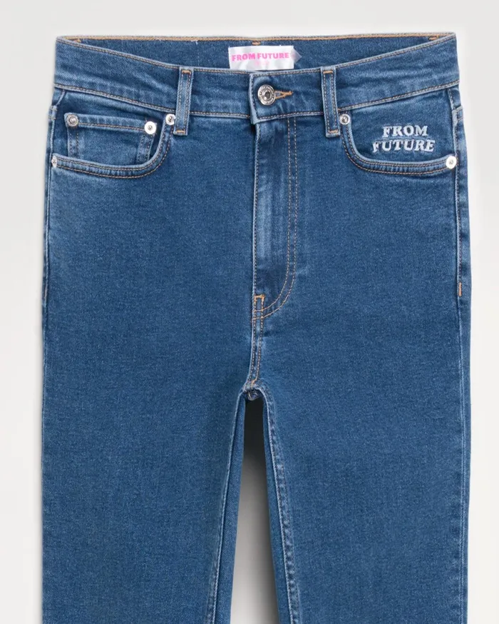 From Future Jeans Women Slim Fit Johnny Jeans Dark Blue