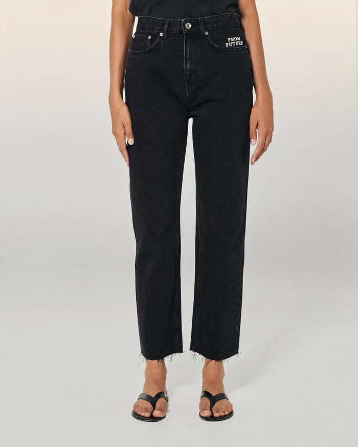 From Future Jeans Women Straight Leg Joseph Jeans Black