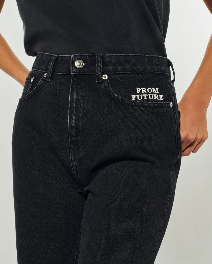 From Future Jeans Women Straight Leg Joseph Jeans Black