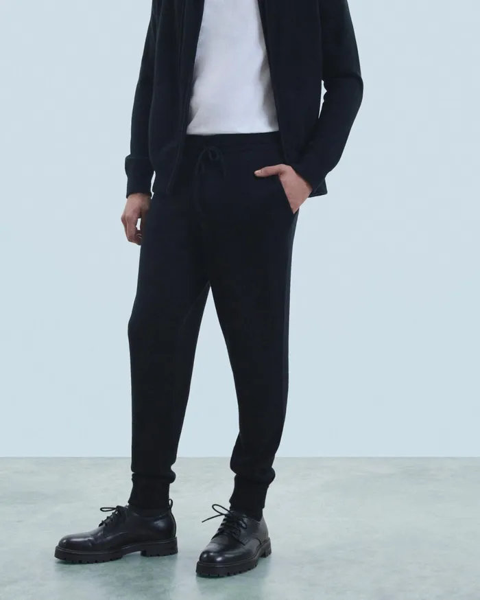 From Future Joggers Men Basic Straight Joggers Black