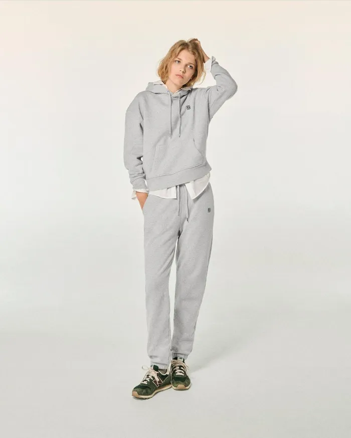 From Future Joggers Women Double F Straight Joggers Light Heather Gray
