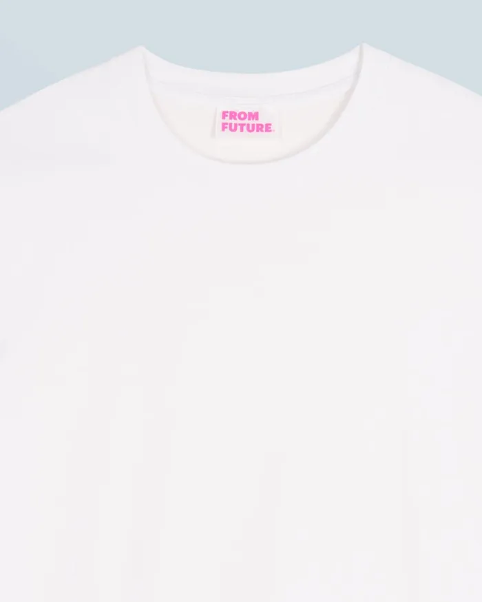 From Future Shirts TShirts and Tops Women Crewneck Short Sleeve TShirt White