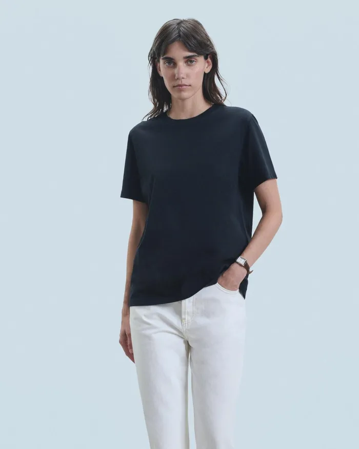 From Future Shirts TShirts and Tops Women Crewneck Short Sleeve TShirt White