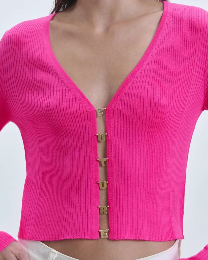 From Future Shirts TShirts and Tops Women Long Sleeve Top Utopic Pink