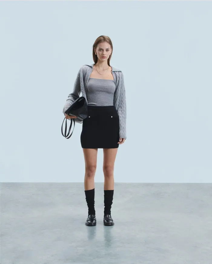 From Future Skirts Women Mini Skirt Black