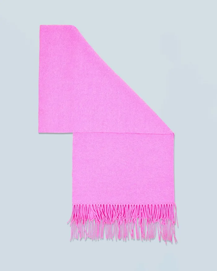 From Future Tote Bags Fringed Scarf Pink