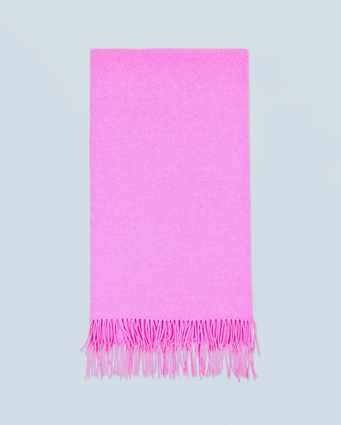 From Future Tote Bags Fringed Scarf Pink